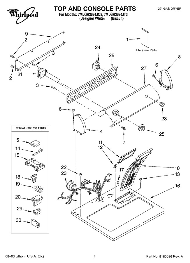 Diagram for 7MLGR3624JT3