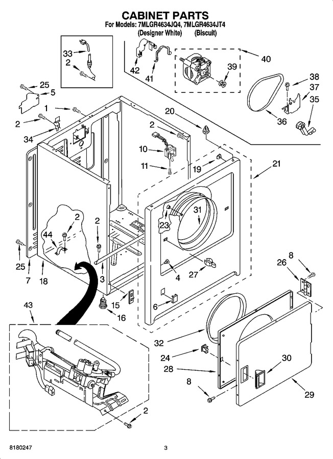 Diagram for 7MLGR4634JT4