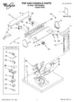 Diagram for 01 - Top And Console Parts