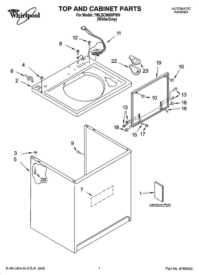 Diagram for 7MLSC9000PW0