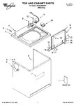 Diagram for 01 - Top And Cabinet Parts