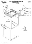 Diagram for 01 - Top And Cabinet Parts