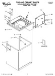 Diagram for 01 - Top And Cabinet Parts