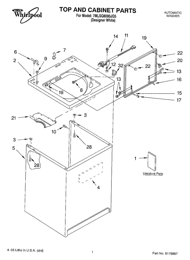 Diagram for 7MLSQ8000JQ5