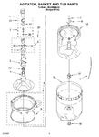 Diagram for 03 - Agitator, Basket And Tub Parts