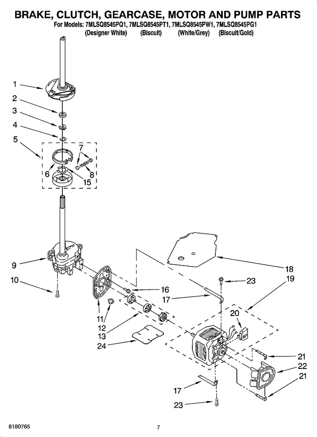 Diagram for 7MLSQ8545PW1