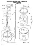 Diagram for 03 - Agitator, Basket And Tub Parts