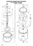 Diagram for 03 - Agitator, Basket And Tub Parts