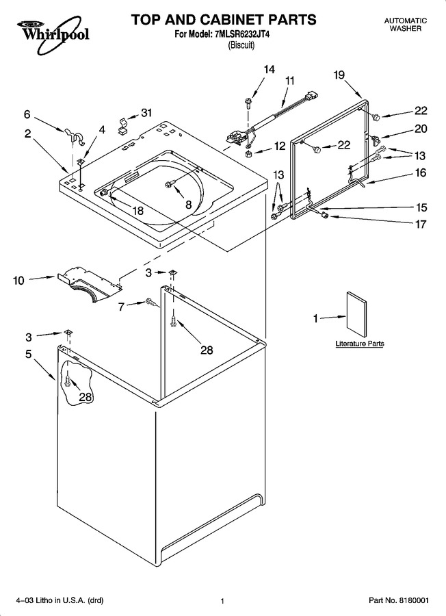 Diagram for 7MLSR6232JT4