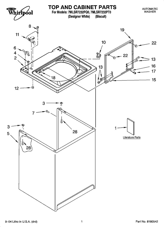Diagram for 7MLSR7232PT0