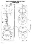 Diagram for 03 - Agitator, Basket And Tub Parts
