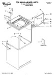 Diagram for 01 - Top And Cabinet Parts