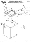 Diagram for 01 - Top And Cabinet Parts