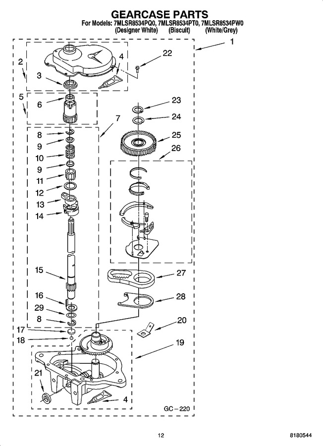 Diagram for 7MLSR8534PW0