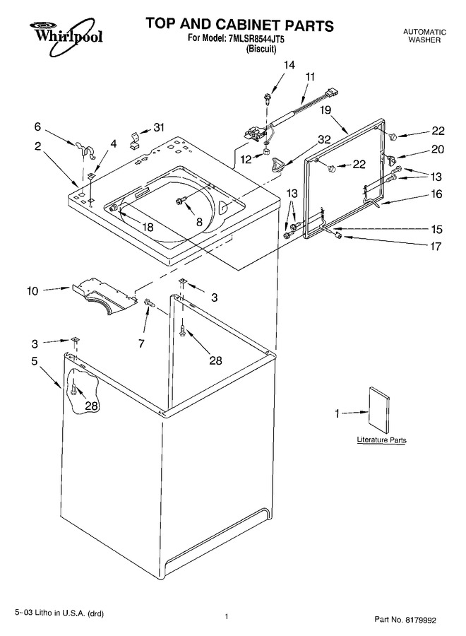 Diagram for 7MLSR8544JT5