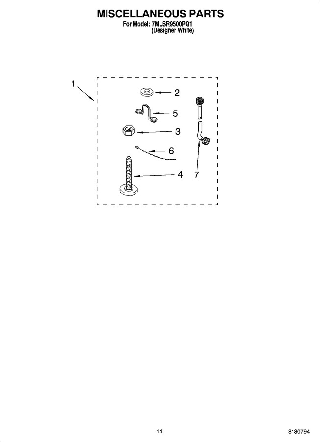 Diagram for 7MLSR9500PQ1