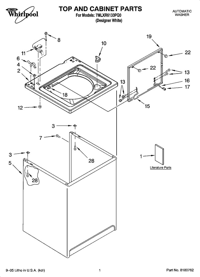 Diagram for 7MLXR6133PQ0