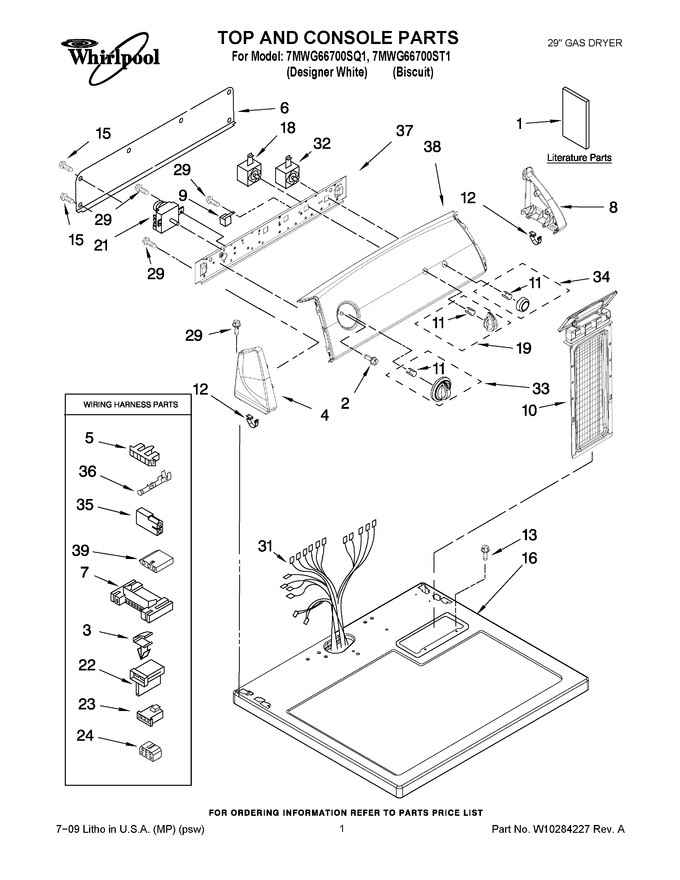 Diagram for 7MWG66700SQ1
