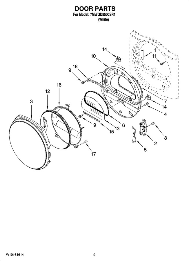 Diagram for 7MWGD8500SR1
