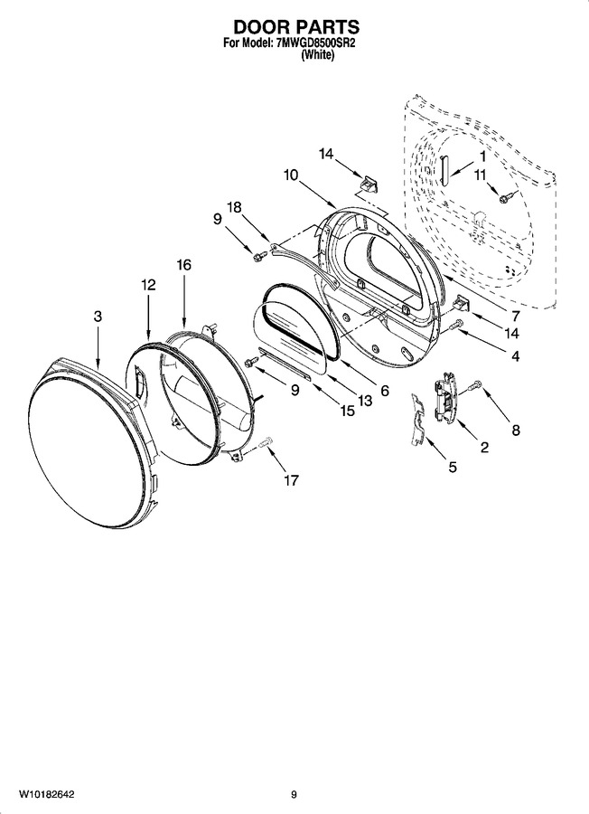 Diagram for 7MWGD8500SR2