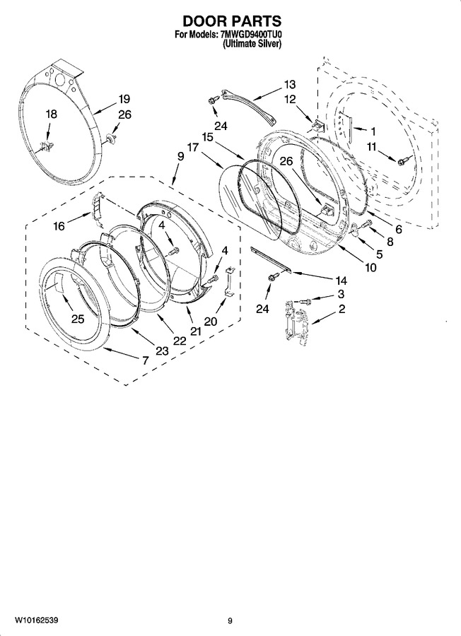 Diagram for 7MWGD9400TU0