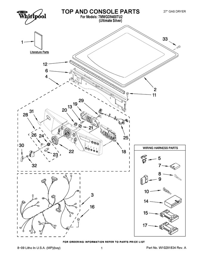 Diagram for 7MWGD9400TU2