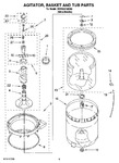 Diagram for 03 - Agitator, Basket And Tub Parts