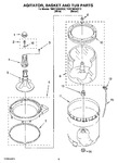 Diagram for 03 - Agitator, Basket And Tub Parts