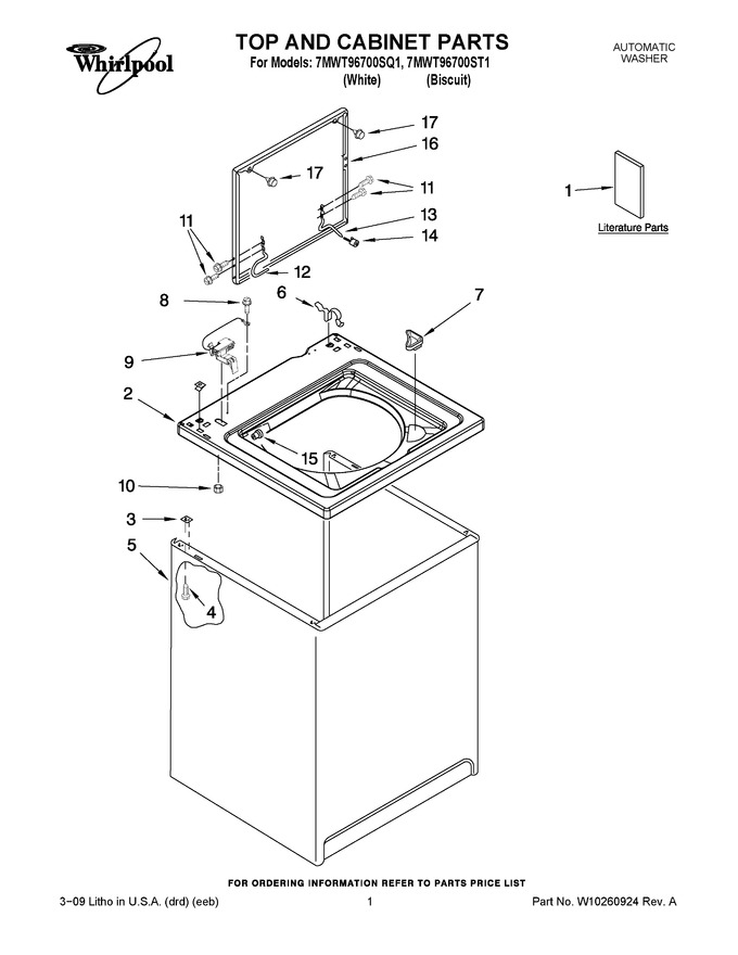 Diagram for 7MWT96700ST1