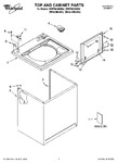 Diagram for 01 - Top And Cabinet Parts