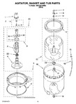 Diagram for 03 - Agitator, Basket And Tub Parts