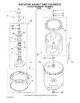 Diagram for 03 - Agitator, Basket And Tub Parts