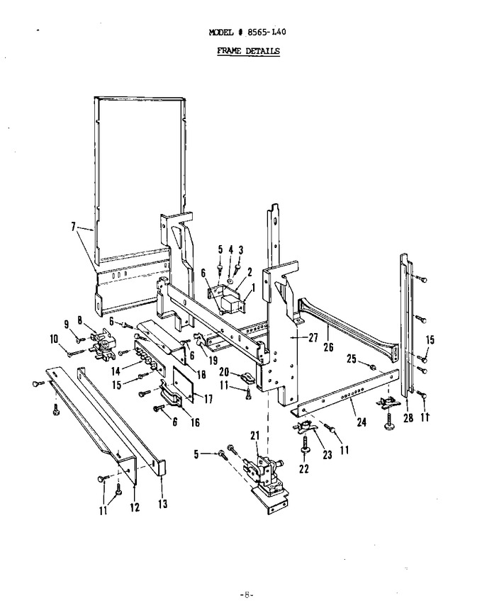 Diagram for 8565L40