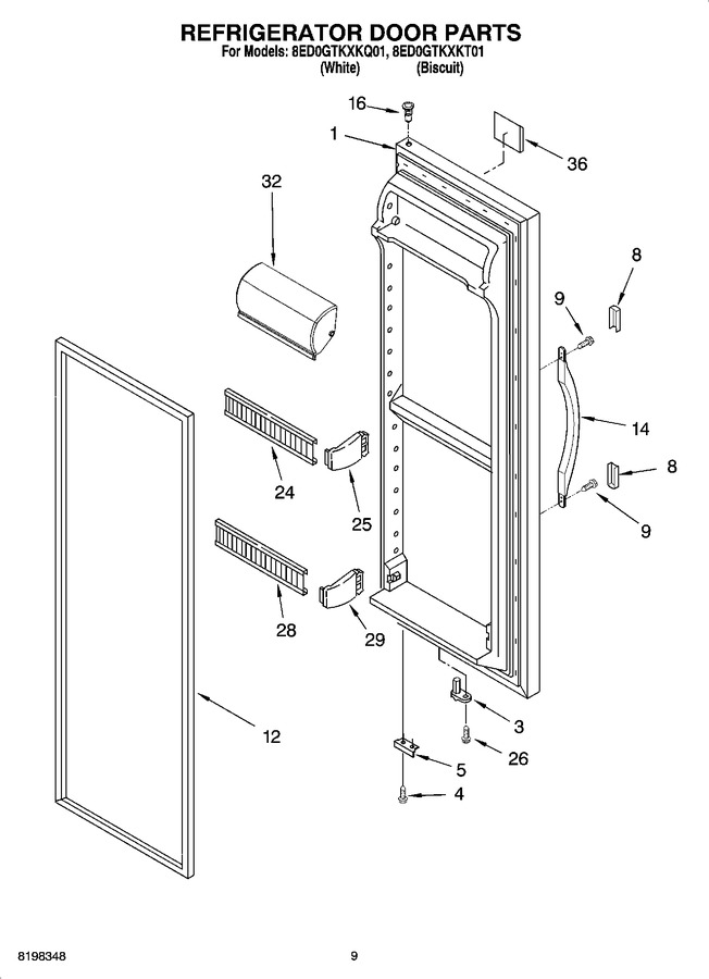 Diagram for 8ED0GTKXKQ01
