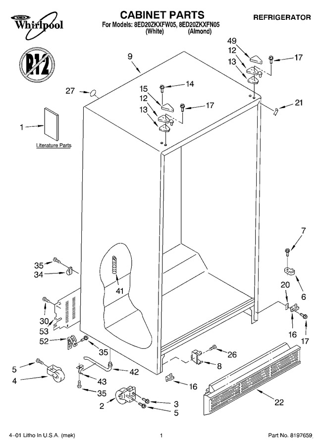 Diagram for 8ED20ZKXFW05
