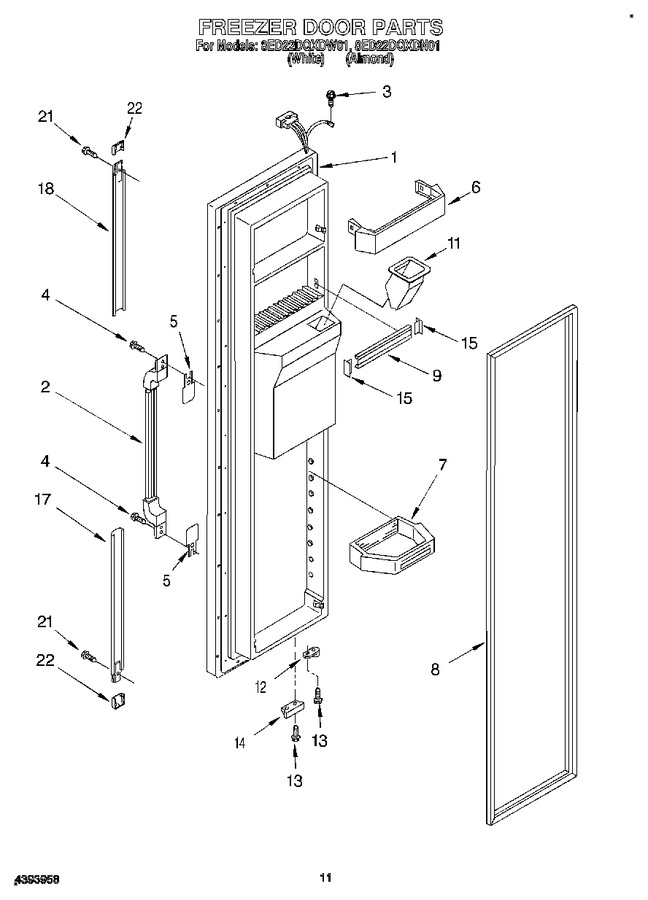 Diagram for 8ED22DQXDW01