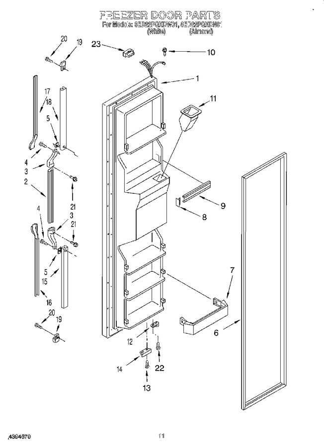 Diagram for 8ED22PQXDW01