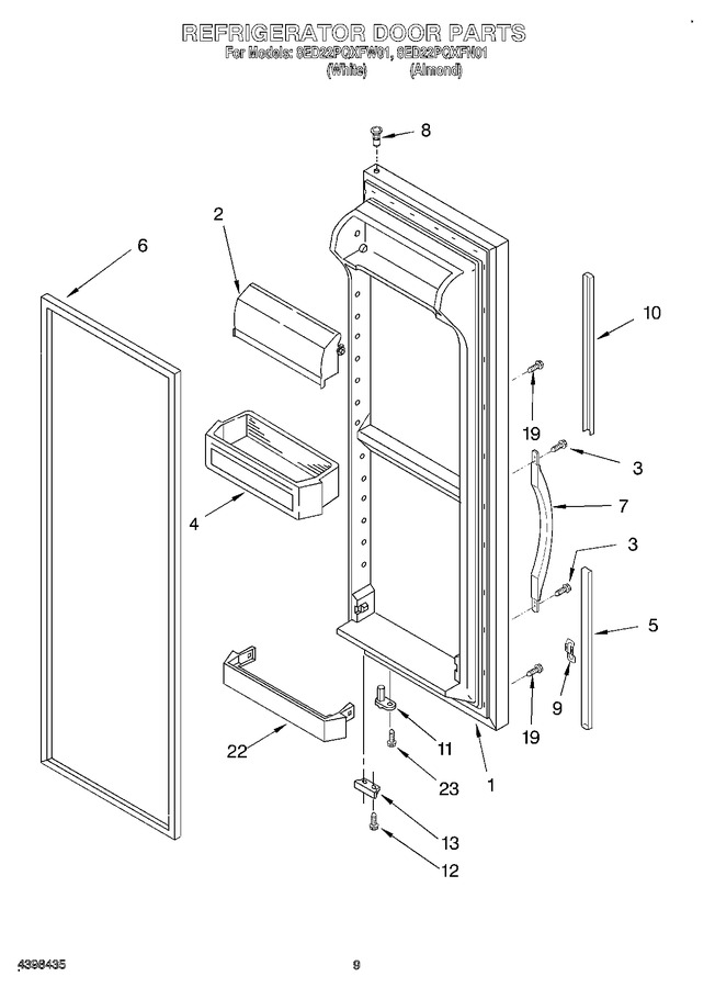 Diagram for 8ED22PQXFW01