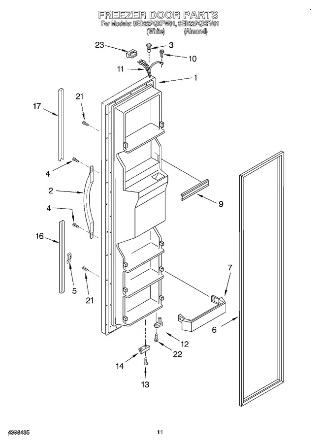 Diagram for 8ED22PQXFW01