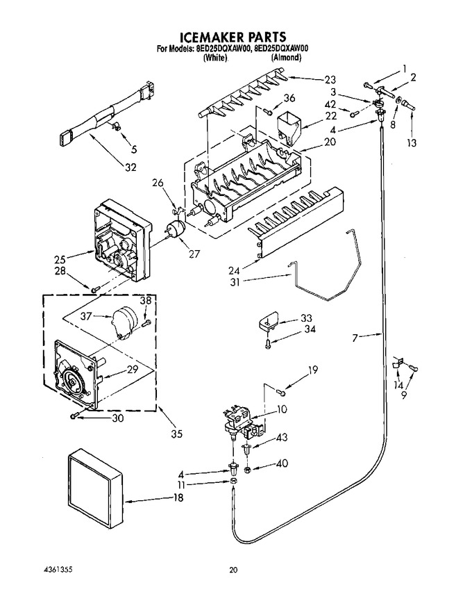 Diagram for 8ED25DQXAW00