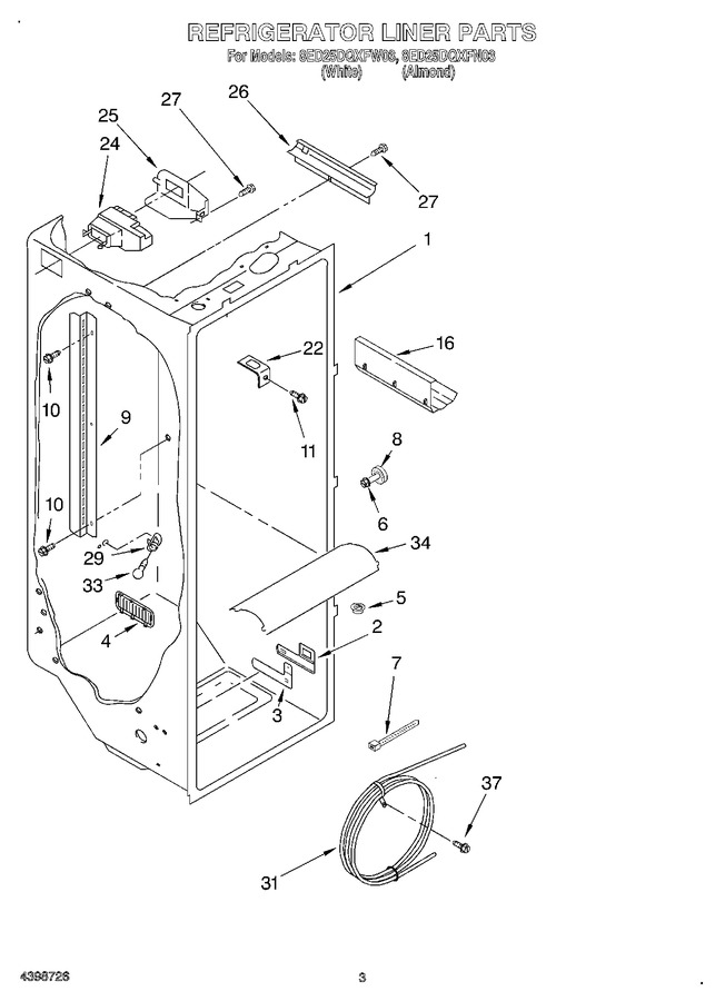 Diagram for 8ED25DQXFW03