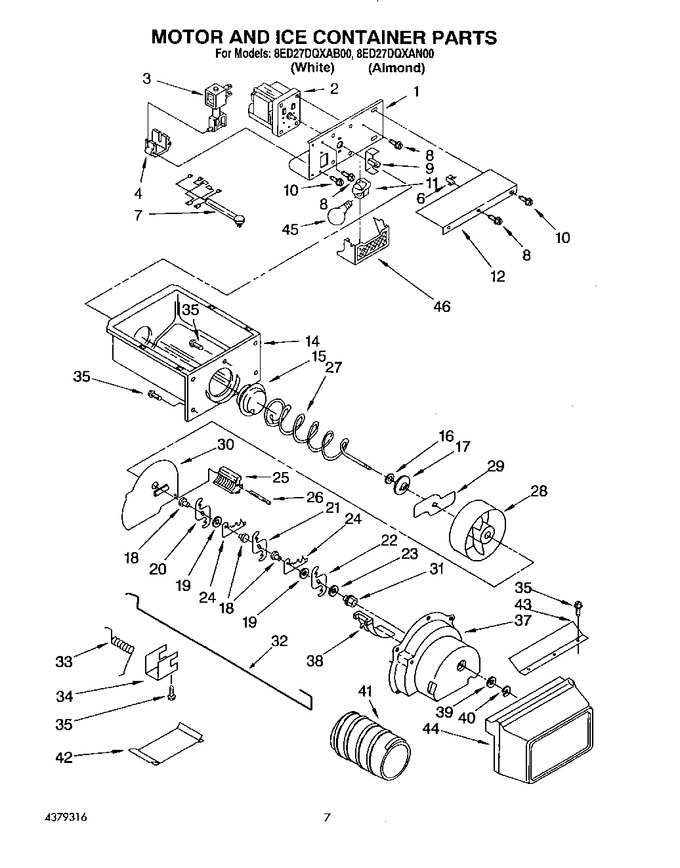 Diagram for 8ED27DQXAW00