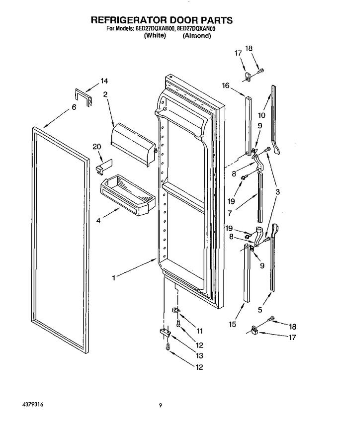 Diagram for 8ED27DQXAW00