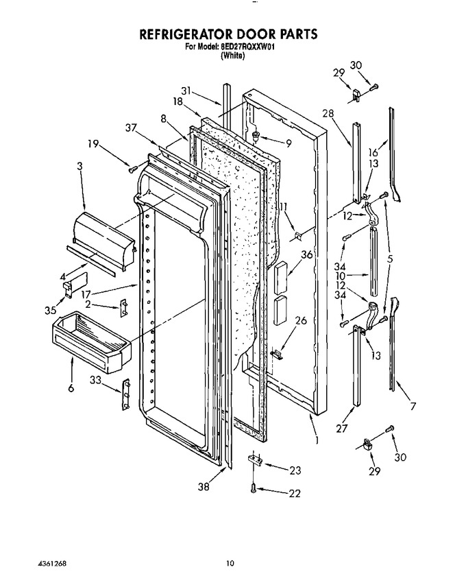 Diagram for 8ED27RQXXW01