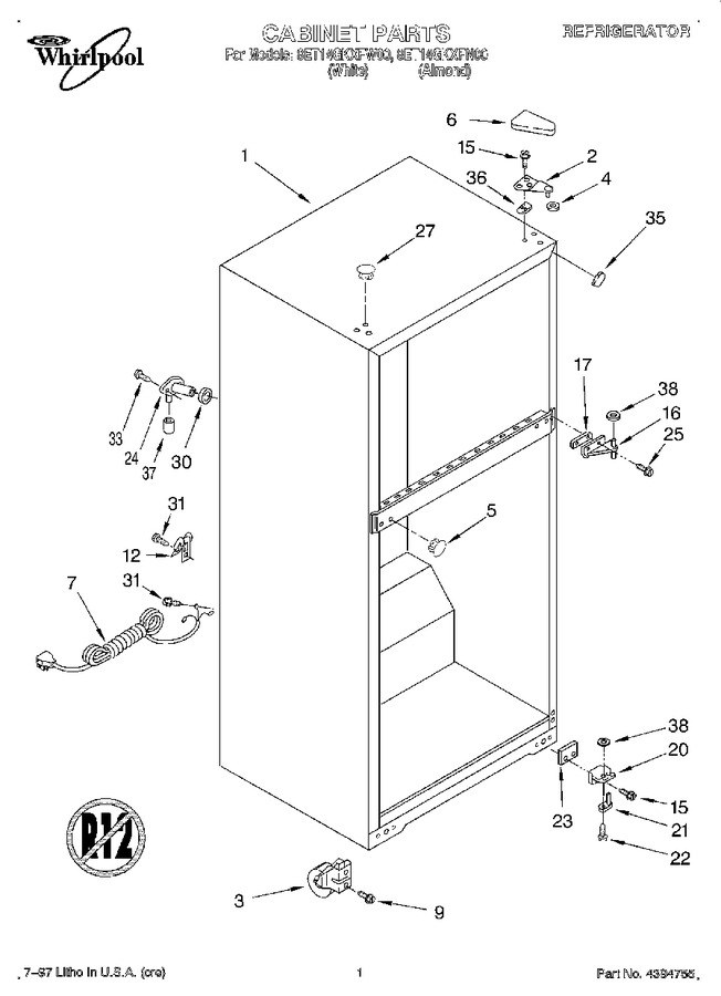 Diagram for 8ET14GKXFW00