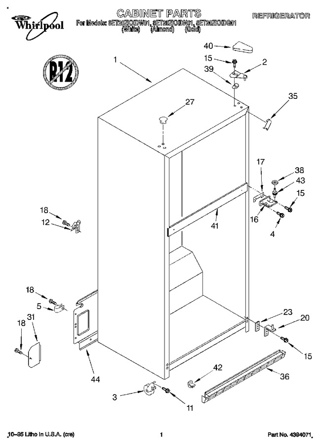 Diagram for 8ET20ZKXDG01