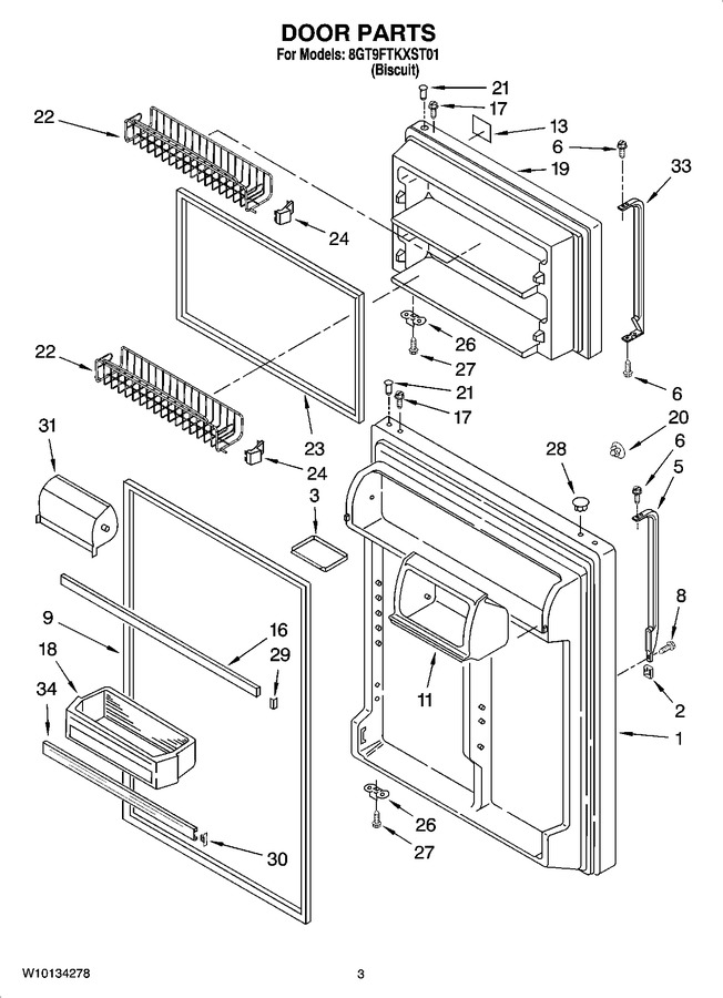 Diagram for 8GT9FTKXST01