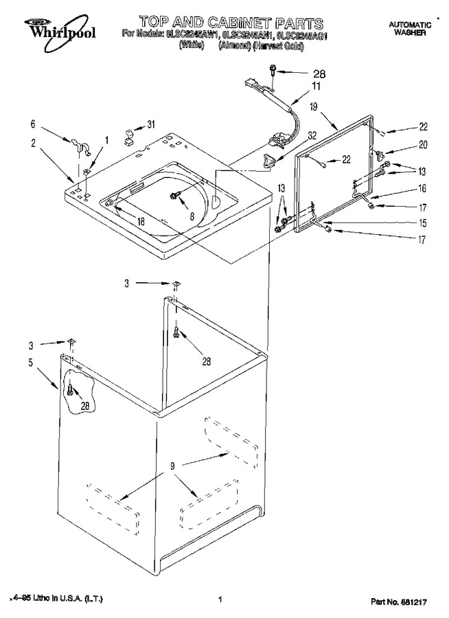 Diagram for 8LSC8245AG1