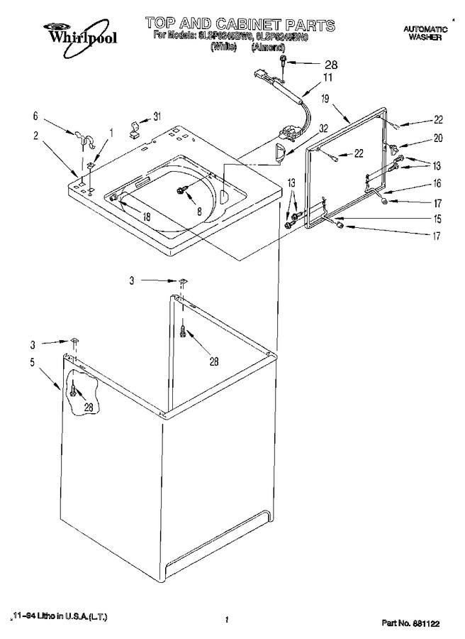 Diagram for 8LSP8245BN0