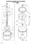 Diagram for 03 - Agitator, Basket And Tub Parts